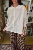 Paloma Tela Peter Pan Blouse Calico
